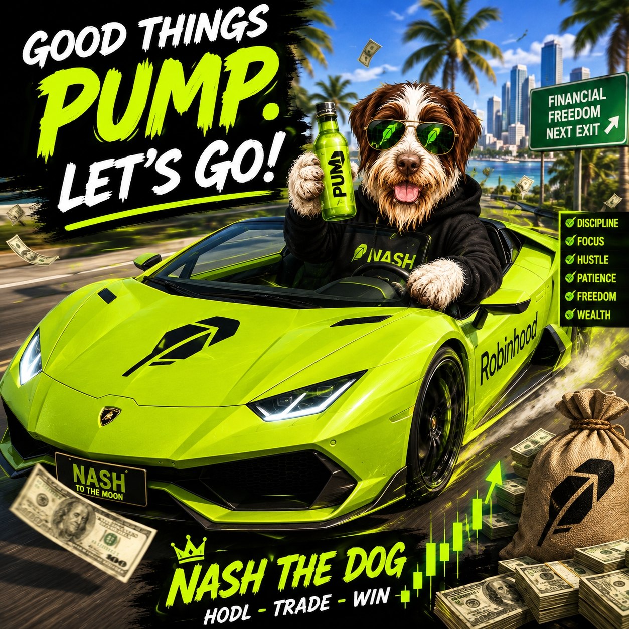 Nash good things pump meme